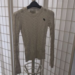 Abercrombie & Fitch Crochet Cotton Sweater